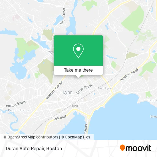 Duran Auto Repair map