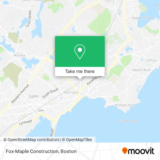 Fox-Maple Construction map