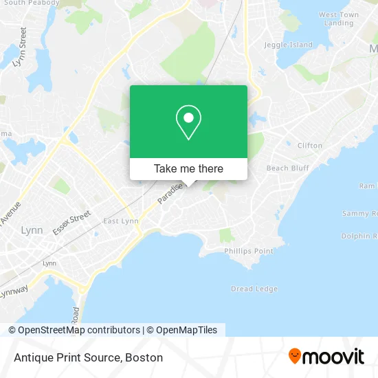 Antique Print Source map