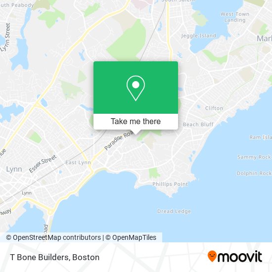 Mapa de T Bone Builders