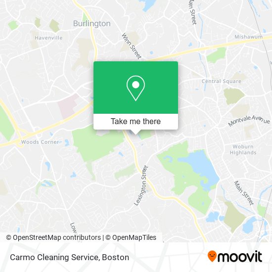 Mapa de Carmo Cleaning Service