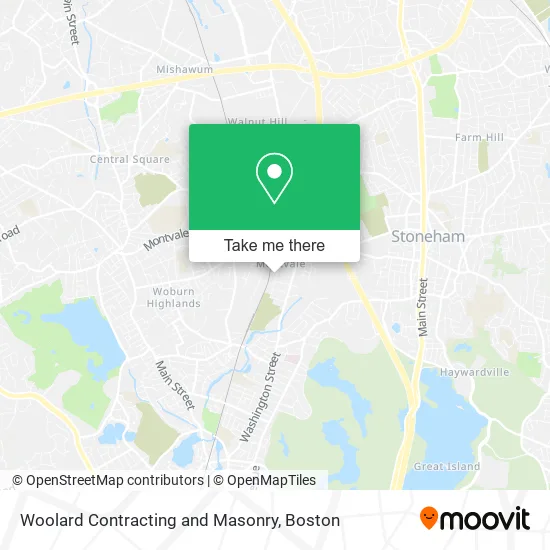 Mapa de Woolard Contracting and Masonry