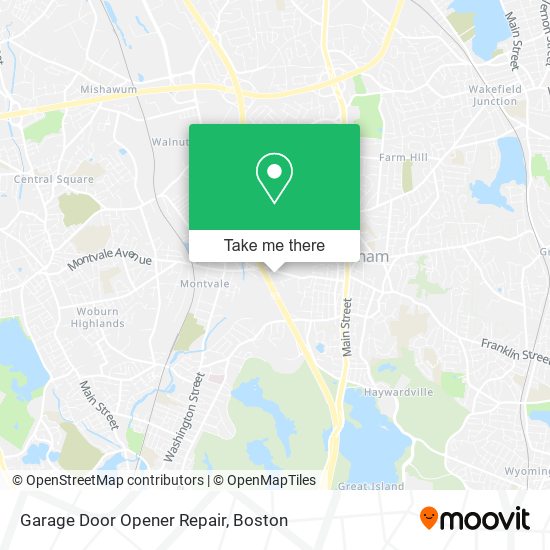 Mapa de Garage Door Opener Repair