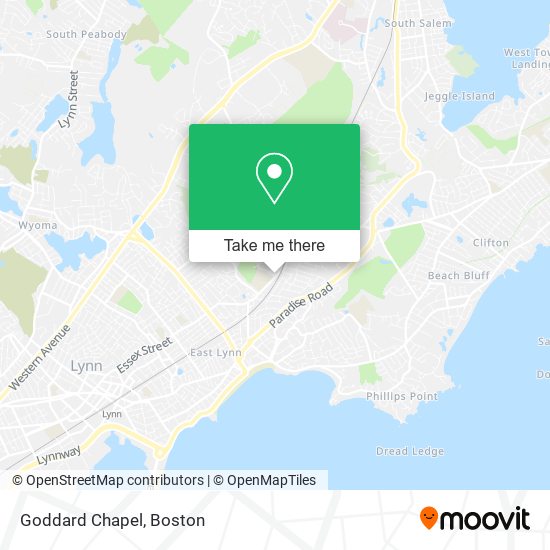 Goddard Chapel map