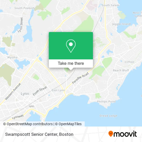 Swampscott Senior Center map
