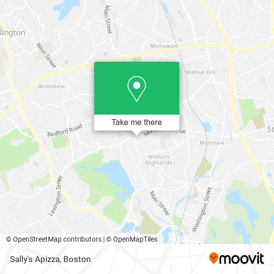 Mapa de Sally's Apizza