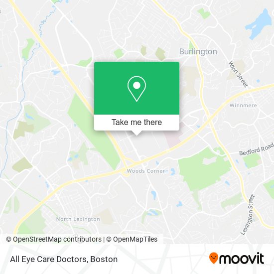 All Eye Care Doctors map