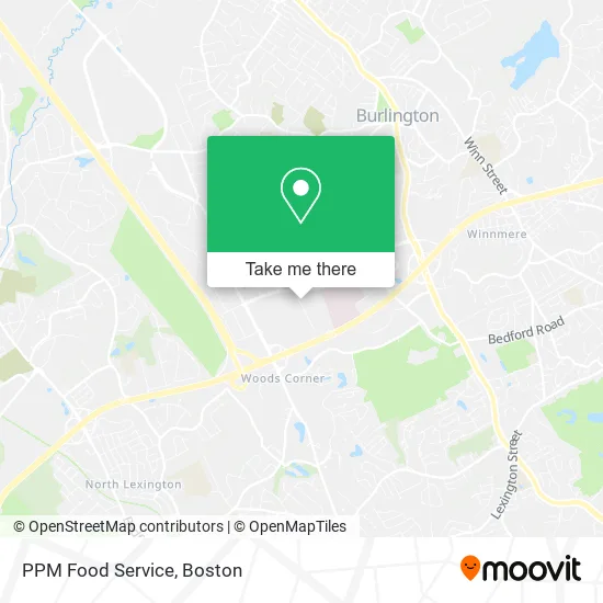 PPM Food Service map