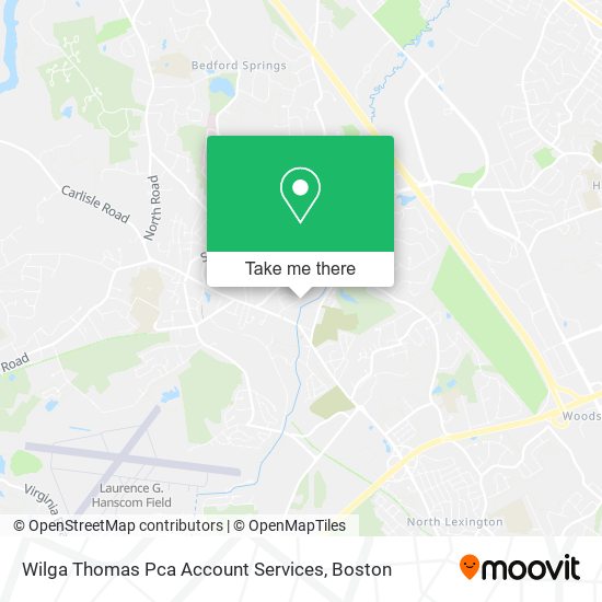 Mapa de Wilga Thomas Pca Account Services