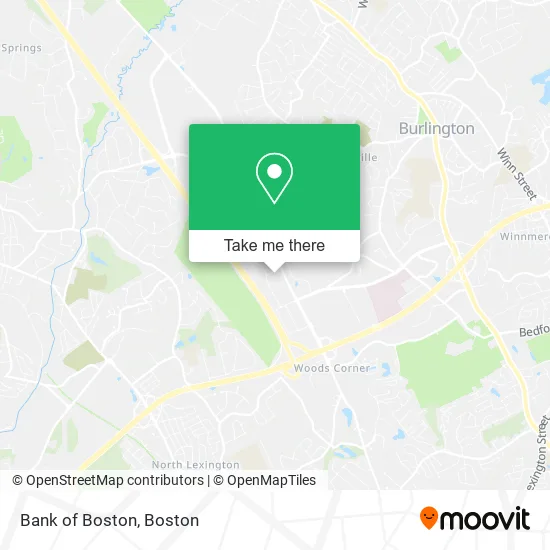Bank of Boston map