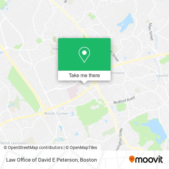 Mapa de Law Office of David E Peterson