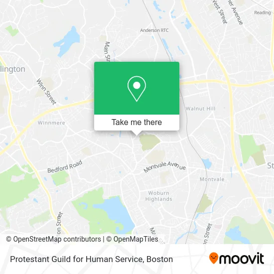 Protestant Guild for Human Service map