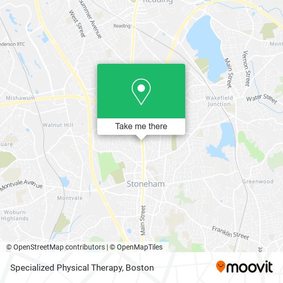 Specialized Physical Therapy map