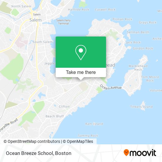 Ocean Breeze School map