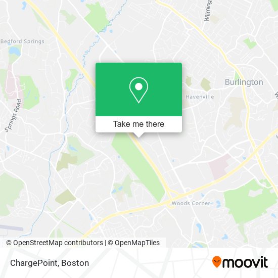 Mapa de ChargePoint