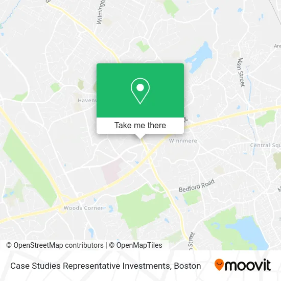 Case Studies Representative Investments map