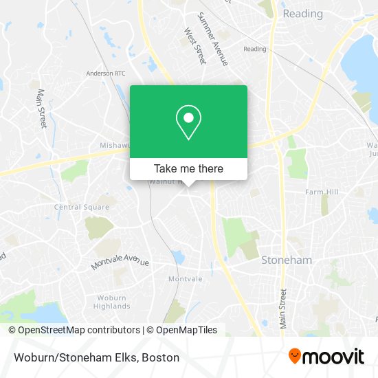 Mapa de Woburn/Stoneham Elks