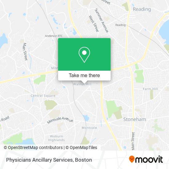 Physicians Ancillary Services map