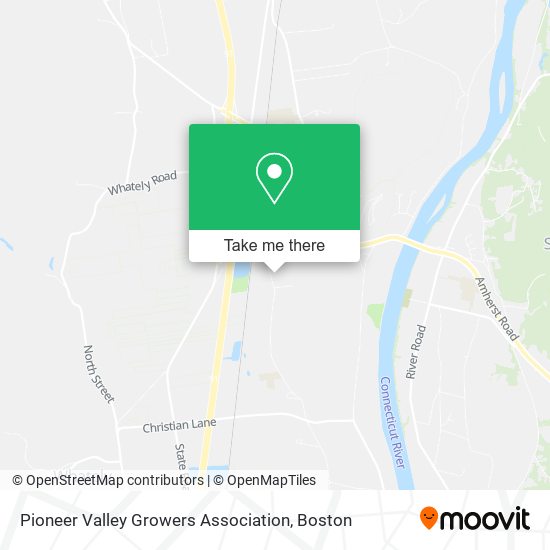 Pioneer Valley Growers Association map