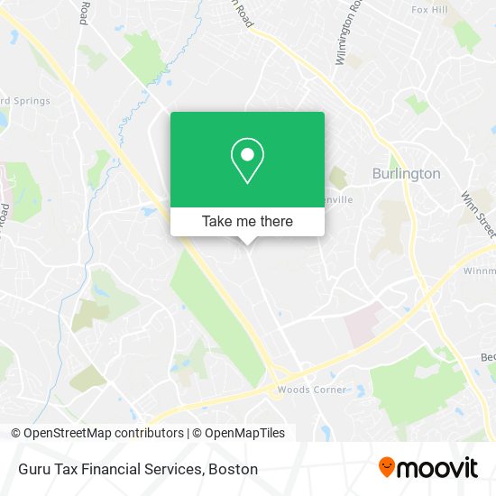 Guru Tax Financial Services map