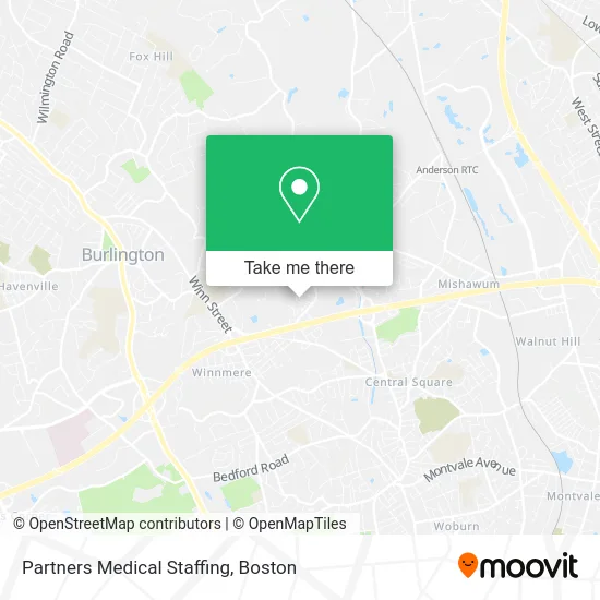 Partners Medical Staffing map