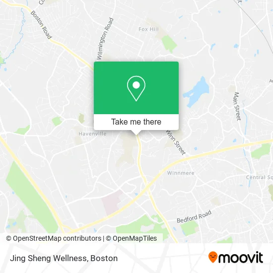 Jing Sheng Wellness map