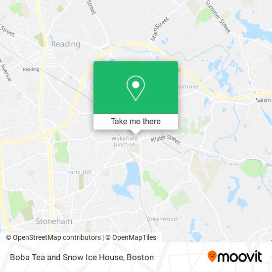 Boba Tea and Snow Ice House map