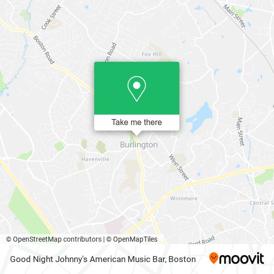 Good Night Johnny's American Music Bar map