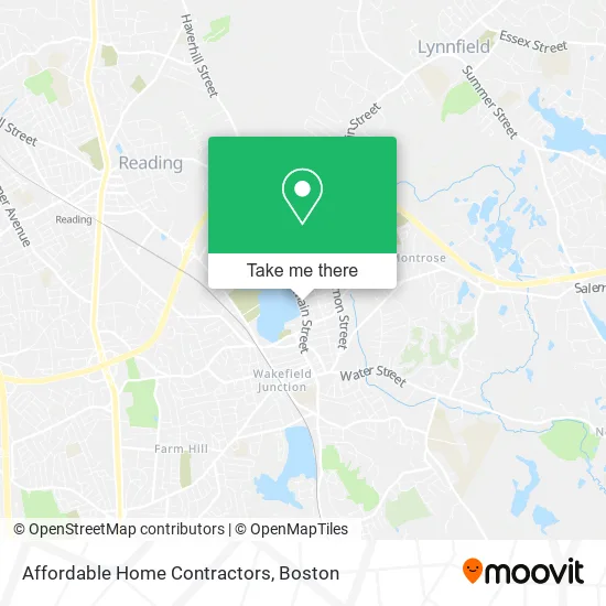 Affordable Home Contractors map