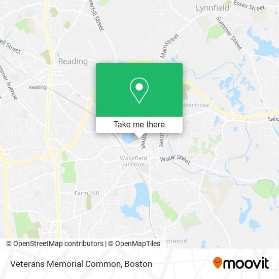 Veterans Memorial Common map