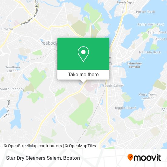 Mapa de Star Dry Cleaners Salem