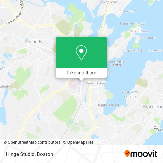 Hinge Studio map