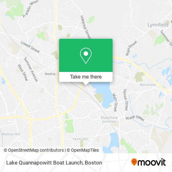 Mapa de Lake Quannapowitt Boat Launch