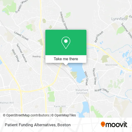 Patient Funding Alternatives map