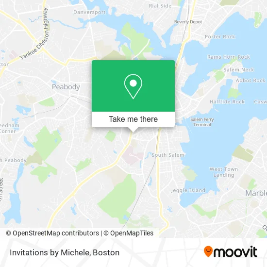 Invitations by Michele map