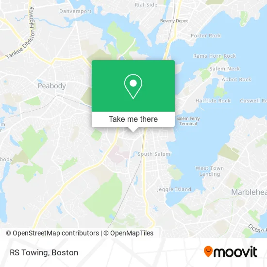 RS Towing map