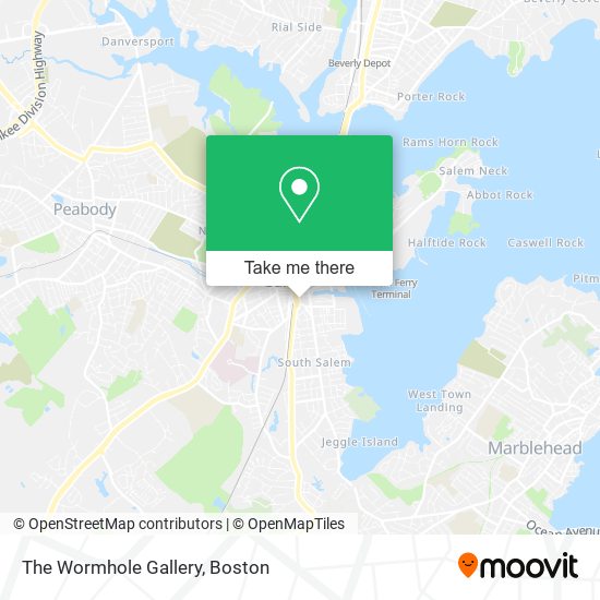 Mapa de The Wormhole Gallery