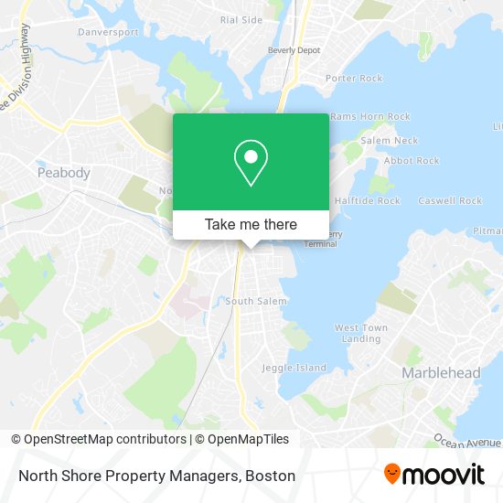 North Shore Property Managers map