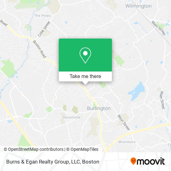 Mapa de Burns & Egan Realty Group, LLC