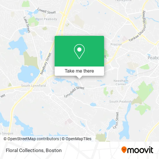 Mapa de Floral Collections
