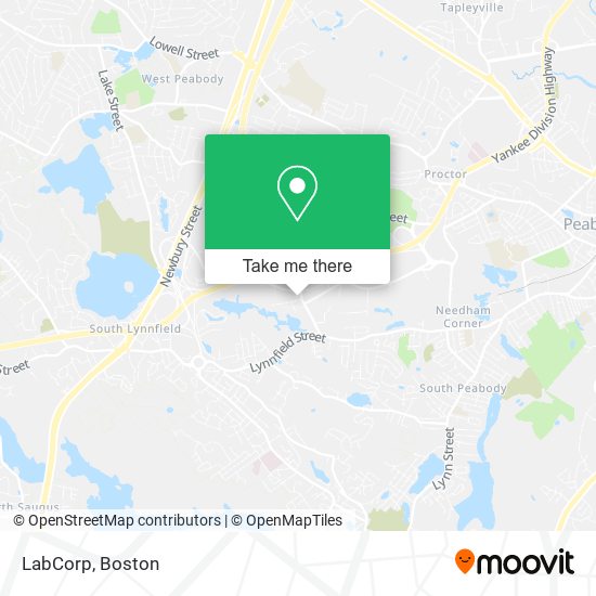 LabCorp map