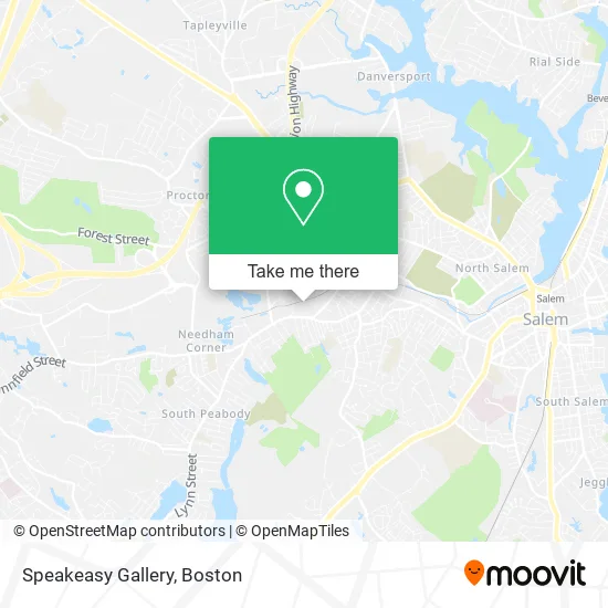 Speakeasy Gallery map