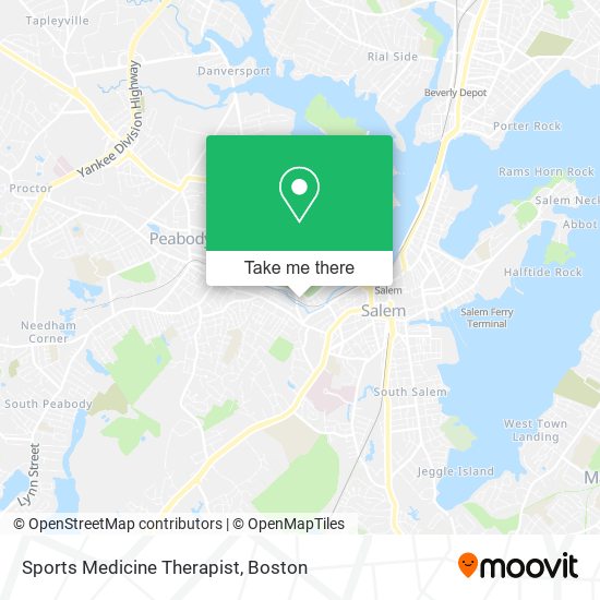 Sports Medicine Therapist map