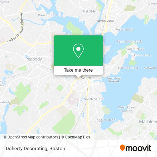 Doherty Decorating map