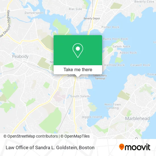 Mapa de Law Office of Sandra L. Goldstein