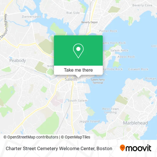 Mapa de Charter Street Cemetery Welcome Center