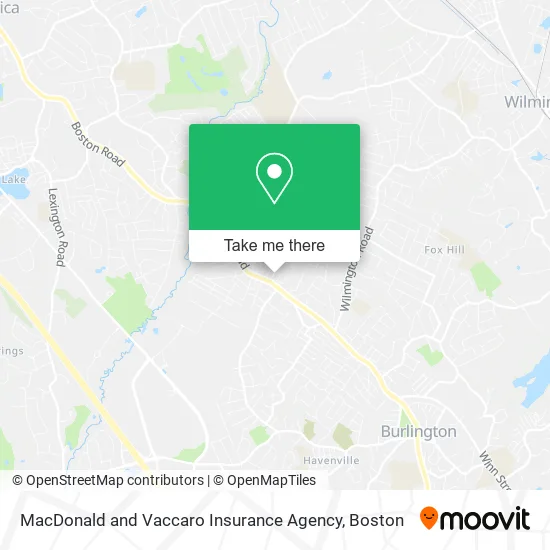 MacDonald and Vaccaro Insurance Agency map