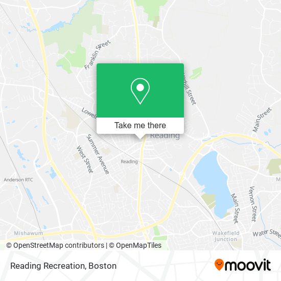 Mapa de Reading Recreation