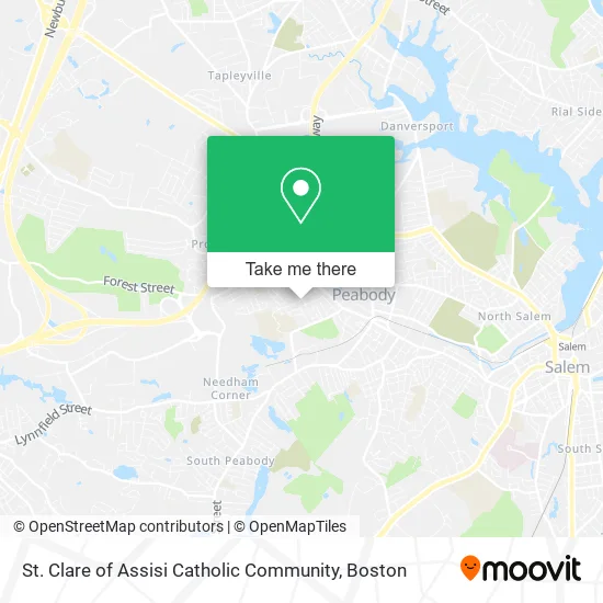 St. Clare of Assisi Catholic Community map