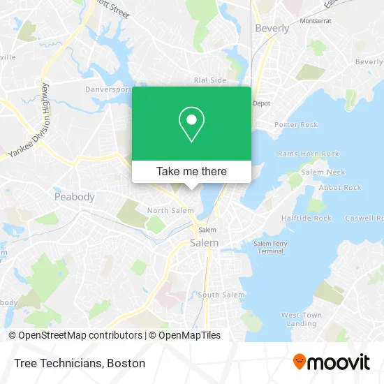 Tree Technicians map